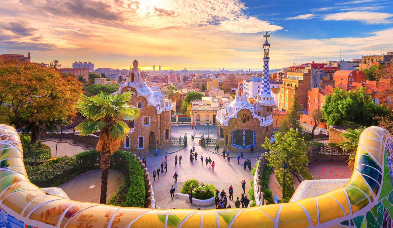 Now flying to Barcelona