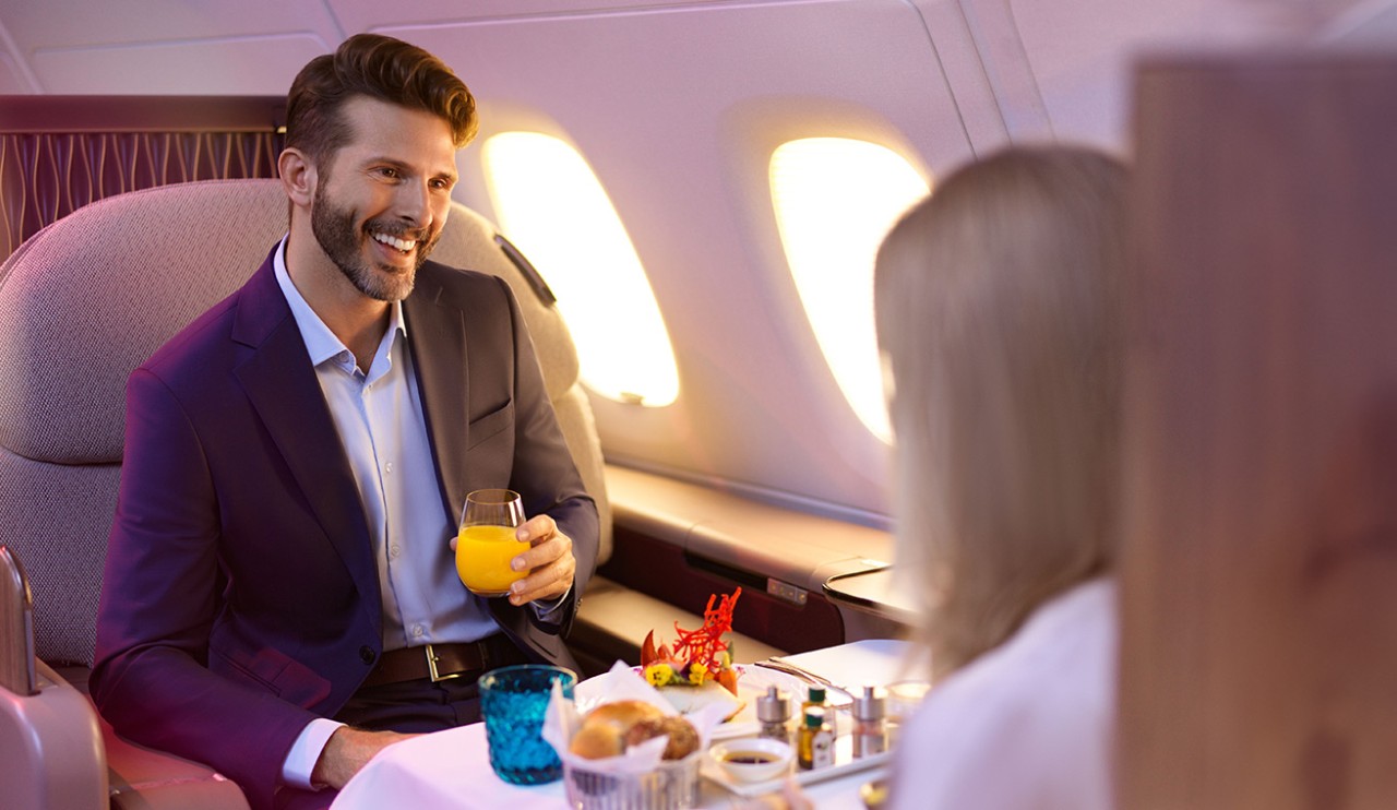 First Class dining