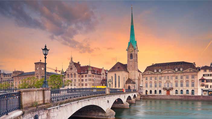 Now flying to Zurich