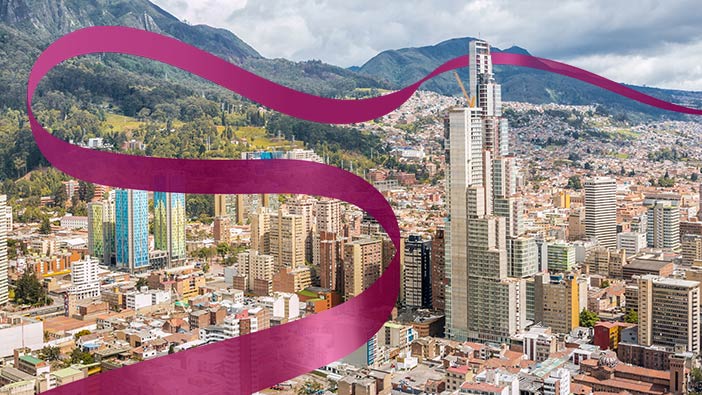 Connect to Bogotá and Caracas