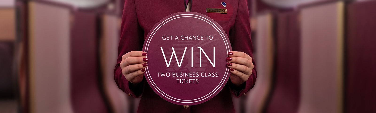 Your chance to win<br>with Qatar Airways 