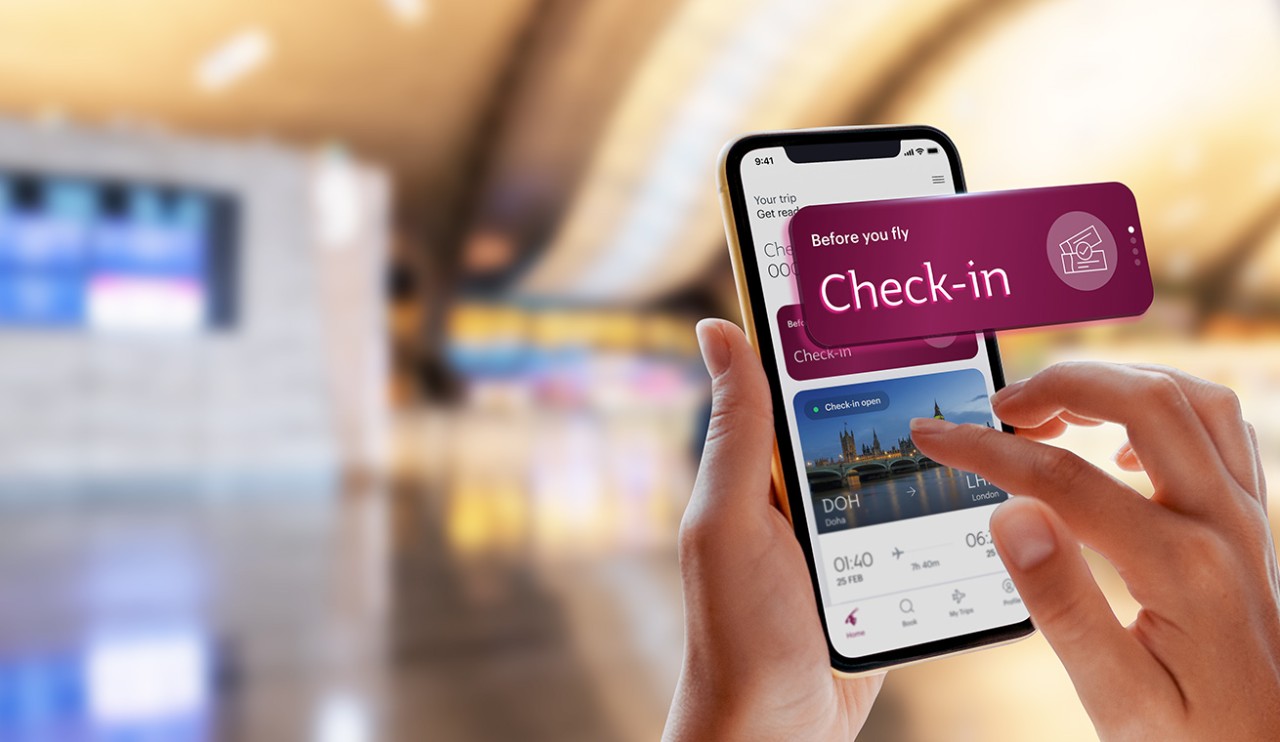 Skip the queue, check in online