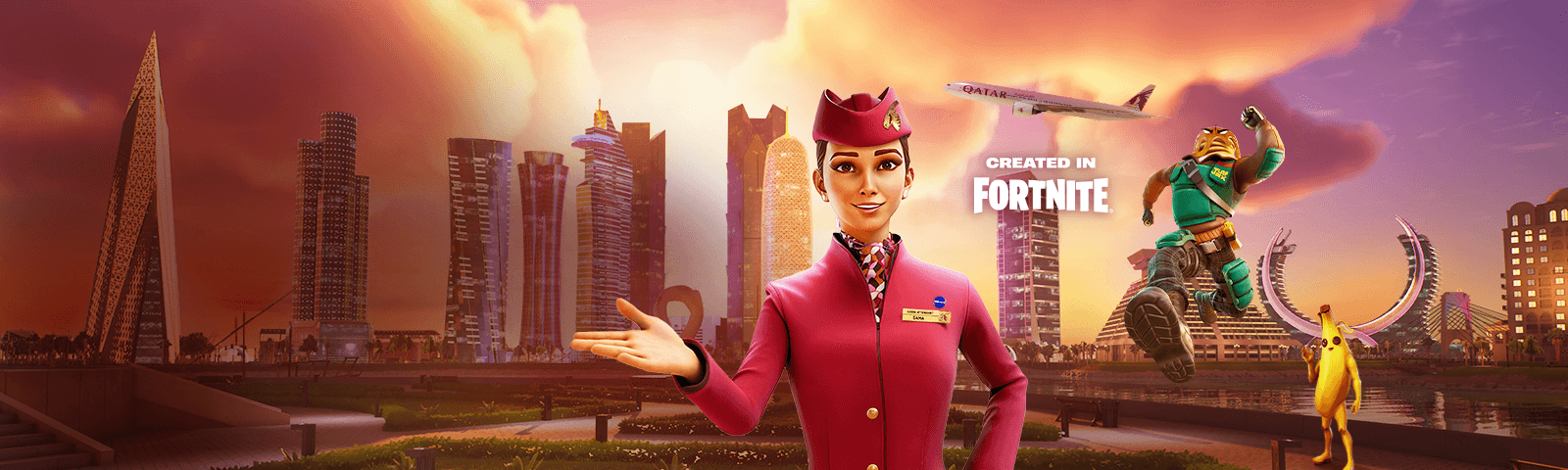 Explore Qverse Island, <br>our new destination in Fortnite 