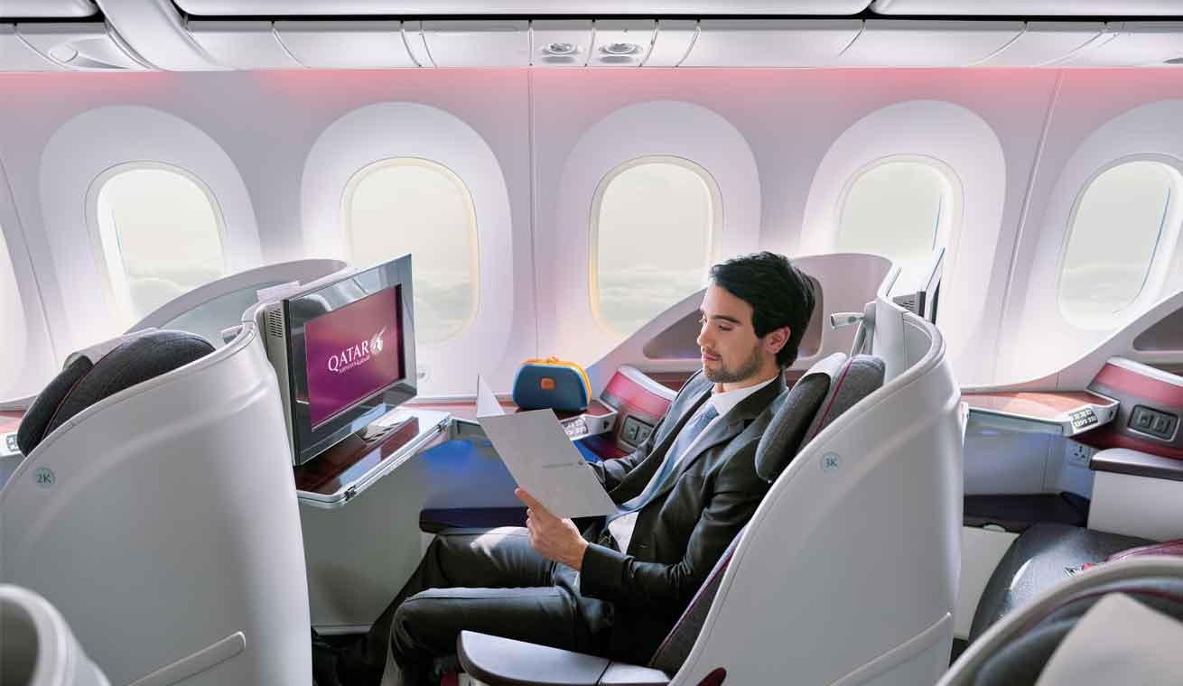 Voli da solo? Prova la Business Class