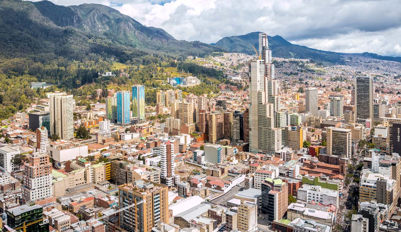 Connect to Bogotá and Caracas