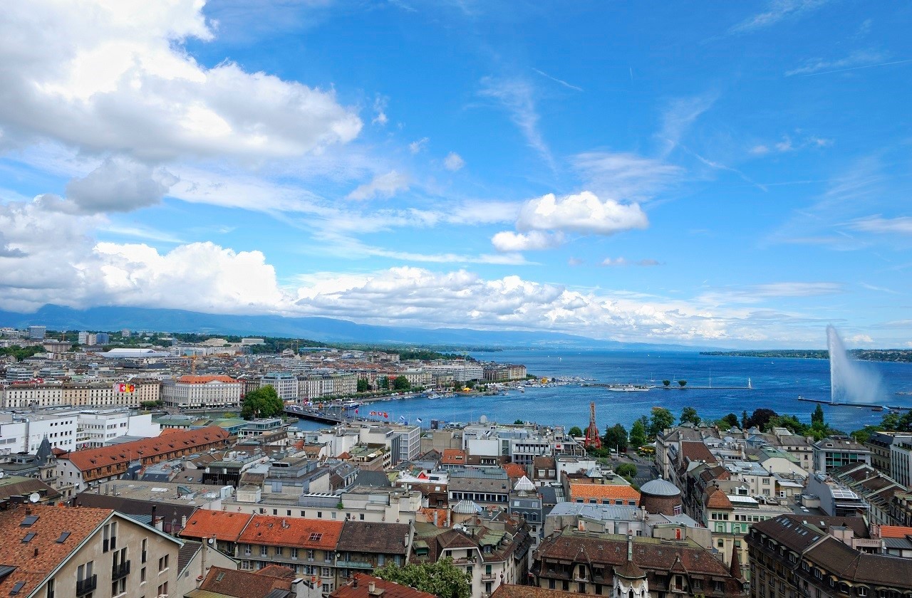 Now flying to Geneva