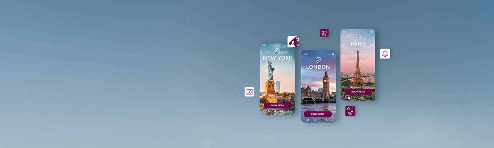 See the iconic cities of <br>Europe and USA Fares from SAR 1,679Fares from SAR 1,679