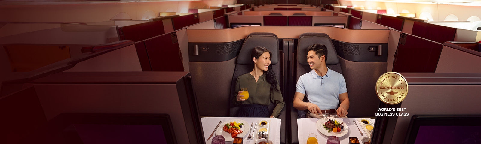 Fly the World's Best <br>Business Class  Book now with exclusive fares from IDR 38,489,000Book now with exclusive fares from IDR 38,489,000