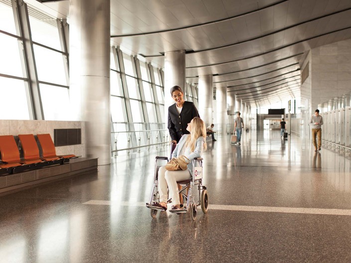 Accessibilité à l'aéroport