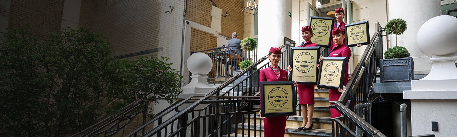  Four Skytrax Awards and<br>a 5-Star Airline Rating 